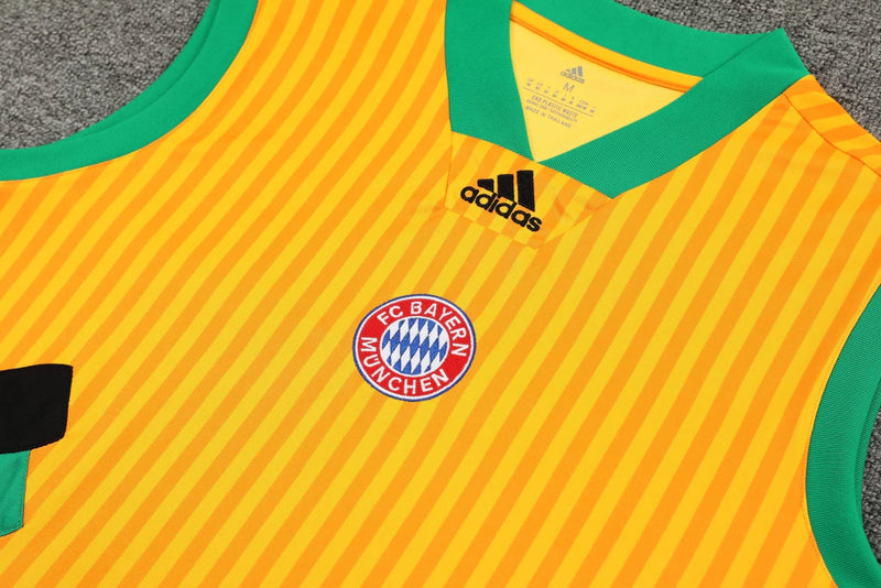 Conjunto Regata FC Bayern 23/24 Adidas - Amarelo
