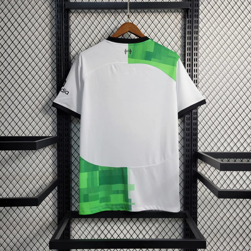 Camisa Liverpool II Nike Torcedor 2023/24 Masculino Branco e Verde