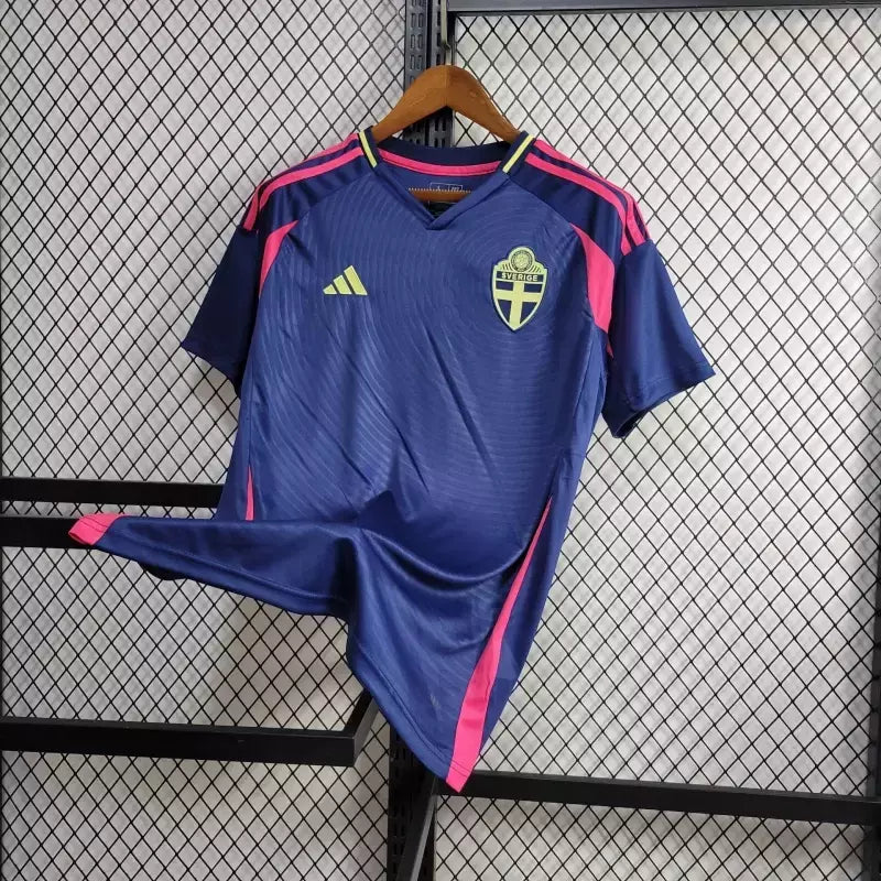 Camisa Suécia II Adidas Torcedor 2024/25 Masculino Azul Marinho