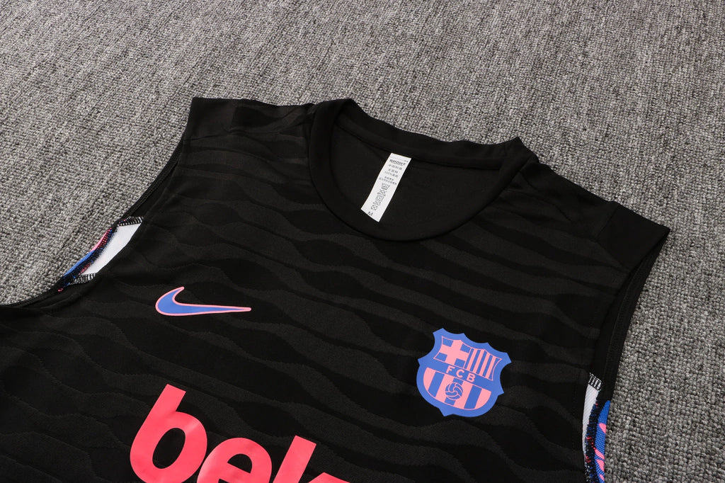 Conjunto Regata Barcelona Training 2021/22 Nike - Preto