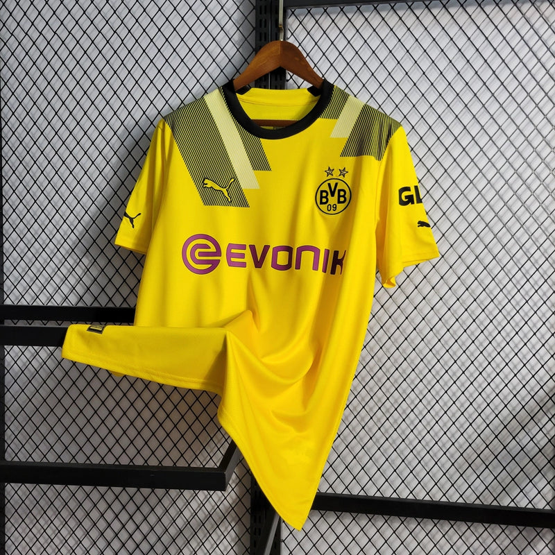 Camisa Borussia Dortmund Copas Puma Torcedor 22/23 Masculino Amarelo