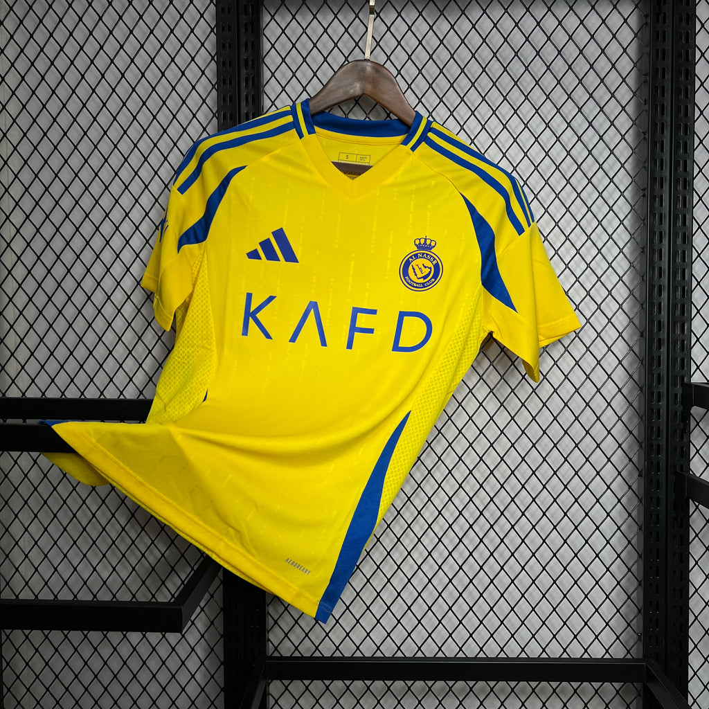 Camisa Al-Nassr I Home Adidas Torcedor 2024/25 Masculino Amarelo