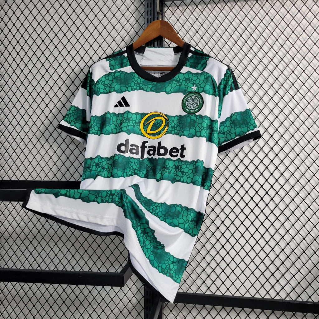 Camisa Celtic FC II Adidas Torcedor 23/24 Masculino Verde e Branco