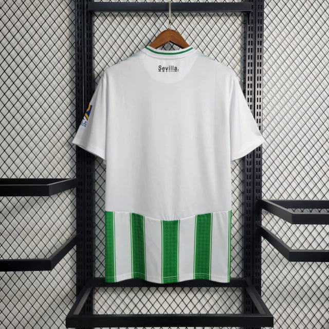 Camisa Real Betis Hummel 23/24 Torcedor Masculino Verde e Branco