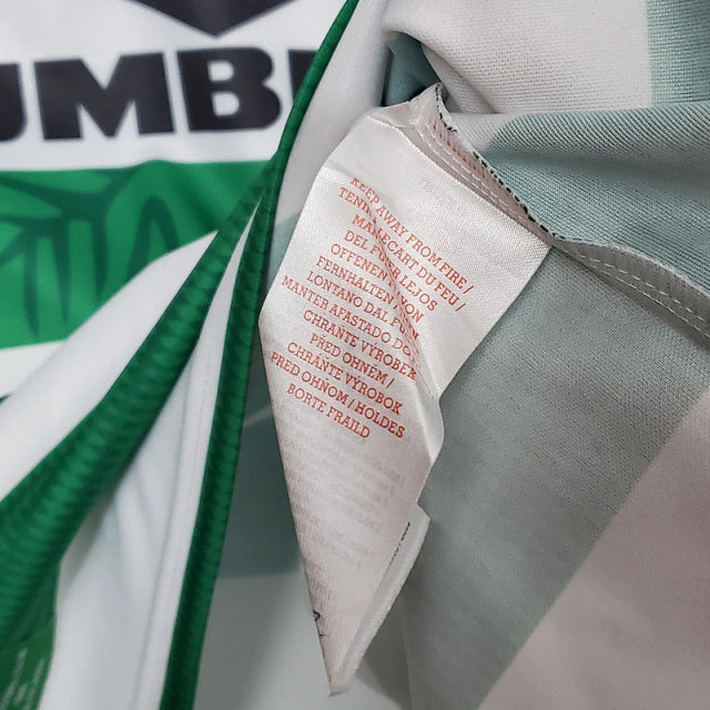 Camisa Celtic Retrô 1998/1999 Verde e Branca - Umbro