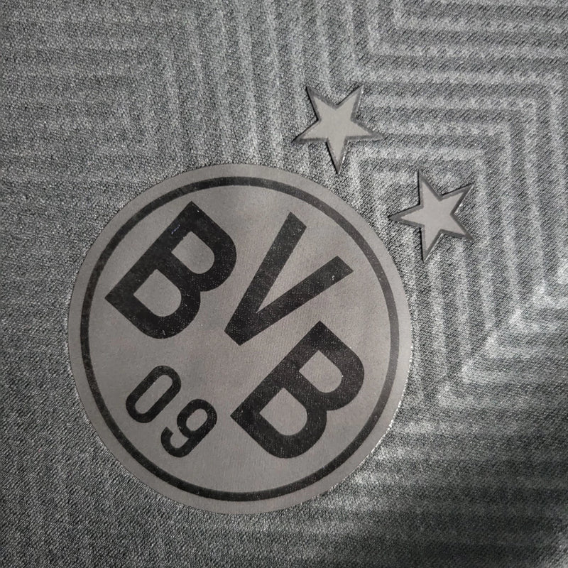 Camisa Retrô Borussia Dortmund 2019/20 Edição Especial 110 Anos Puma Masculina Preta