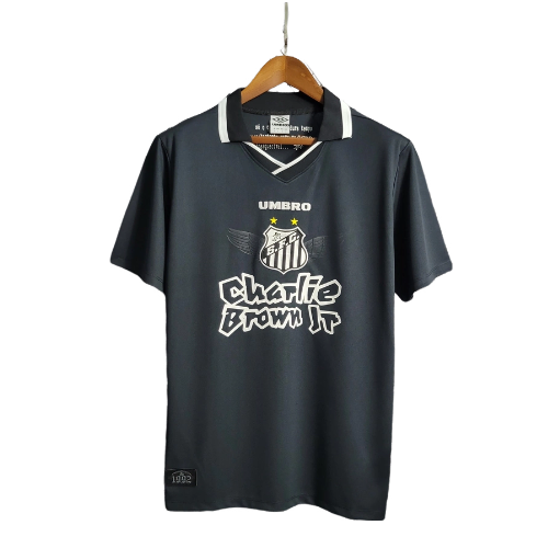 Camisa Santos Charlie Brown Jr. Marginal Alado - Edição Especial Masculina Preta