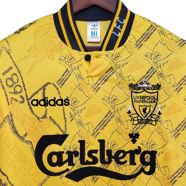 Camisa Liverpool Retrô 1994/1996 Amarela - Adidas
