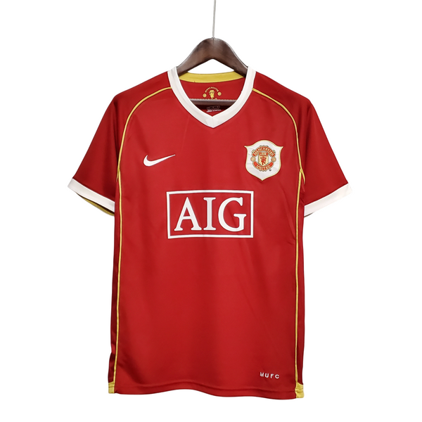 Camisa Retro 06/07 Manchester United Home Nike Torcedor - Vermelho