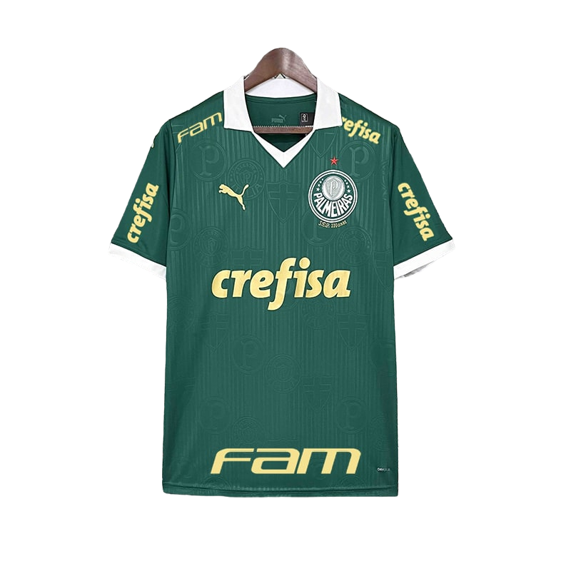 Camisa Palmeiras II Com Todos os Patrocínios Puma Torcedor 2024/25 Masculina - Verde