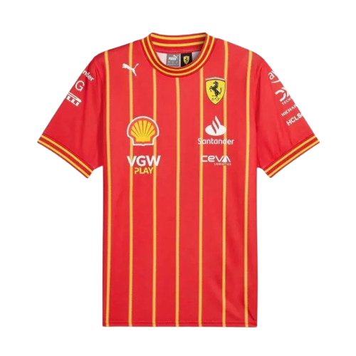 Camisa Fórmula 1 Ferrari Especial Euro 2023/24 Vermelho