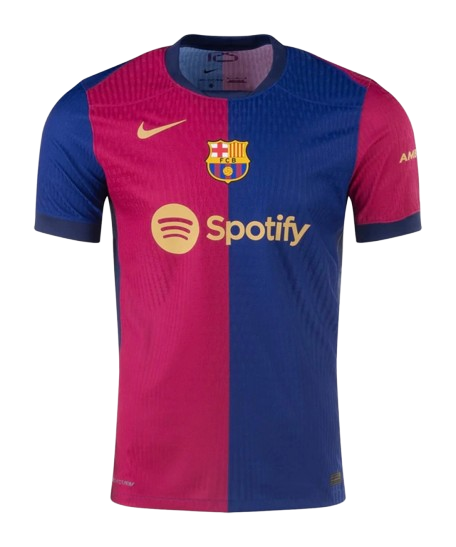 Camisa Barcelona I Home Nike Torcedor 2024/25 Masculino Azul e Grená