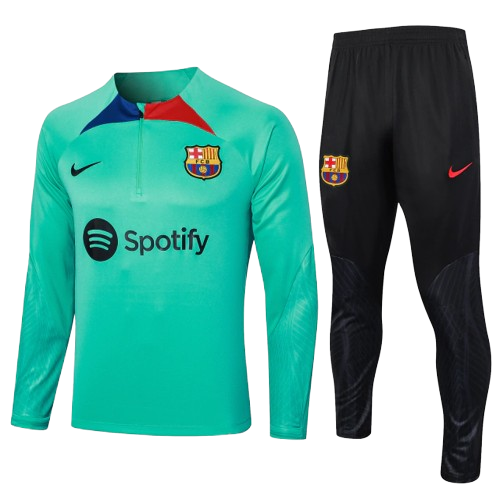 Conjunto de Treino Barcelona Nike 2024/25 Verde e Preto