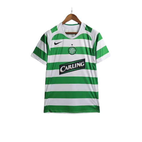 Camisa Retro Celtic FC 2005/06 Masculino Verde e Branco