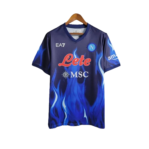 Camisa Napoli Treino EA7 23/24 Torcedor Azul