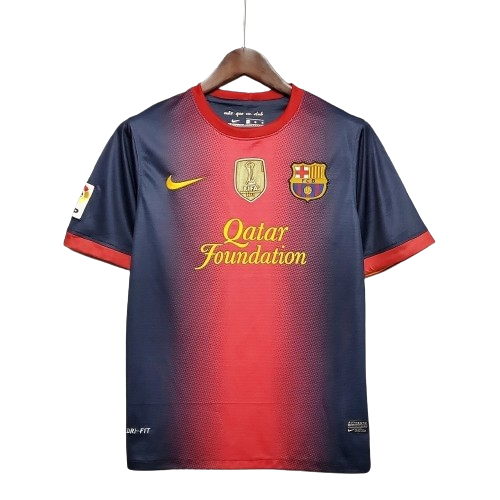 Camisa Retrô Barcelona Nike 2012/13  Masculino Azul Grená