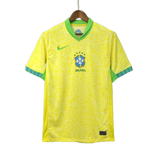 Camisa Seleção Brasileira I Home Nike Torcedor 2024/25 Masculino Amarelo