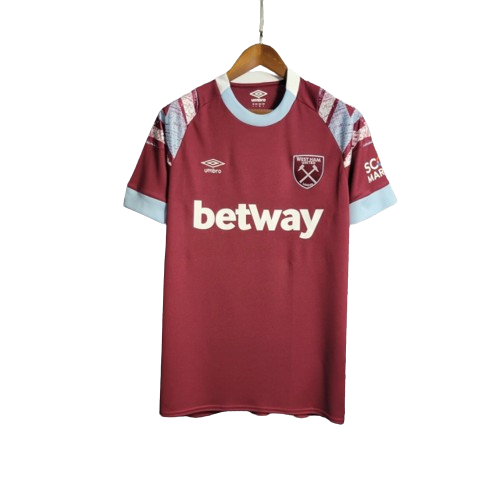 Camisa West Ham Umbro 22/23 Torcedor Masculino Vermelho