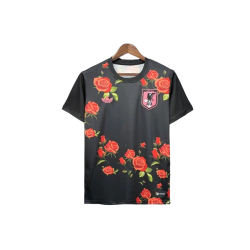 Camisa Japão 2023/24 Adidas Torcedor Versão Samurai Rosa Masculino Preto