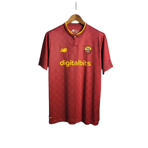 Camisa Roma I New Balance Torcedor 2022/23 Masculino Vermelho