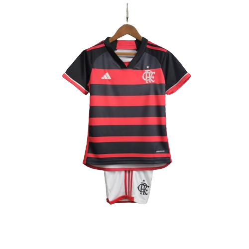 Kit Infantil Flamengo - 24/25- Vermelho e Preto