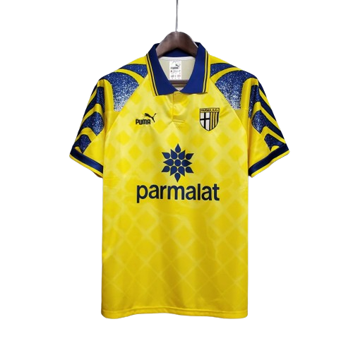Camisa Retrô Parma Puma 1995/97 Masculino Amarelo e Azul
