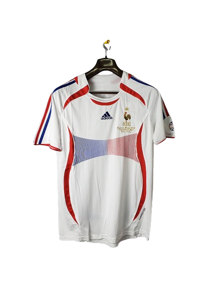 Camisa Retrô França II Away Adidas 2006/07 Masculino Branco