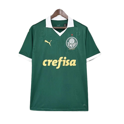 Camisa Palmeiras I Home Puma Torcedor 2024/25 Masculino Verde