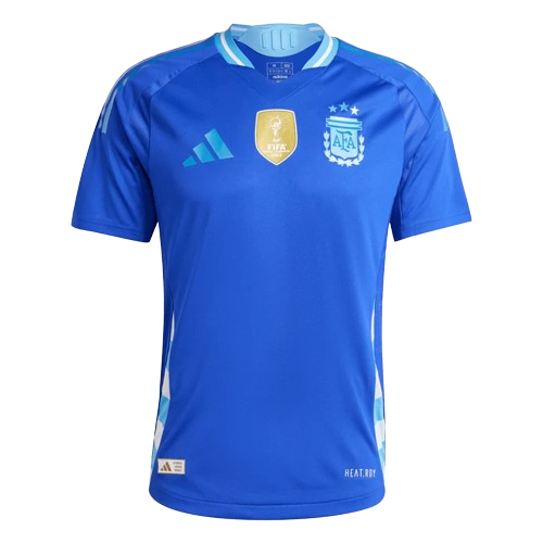 Camisa Adidas Argentina Copa América II Away Torcedor 2024/25 Masculino Azul