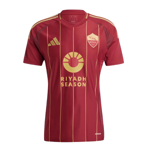 Camisa Roma I Home Adidas Torcedor 2024/25 Masculino Vermelho