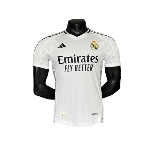 Camisa Real Madrid I Home 2024/25 Jogador Masculino Branco