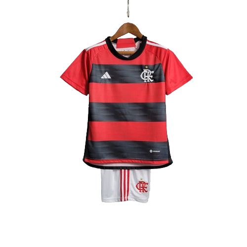 Kit Infantil Flamengo 23/24Vermelho e Preto