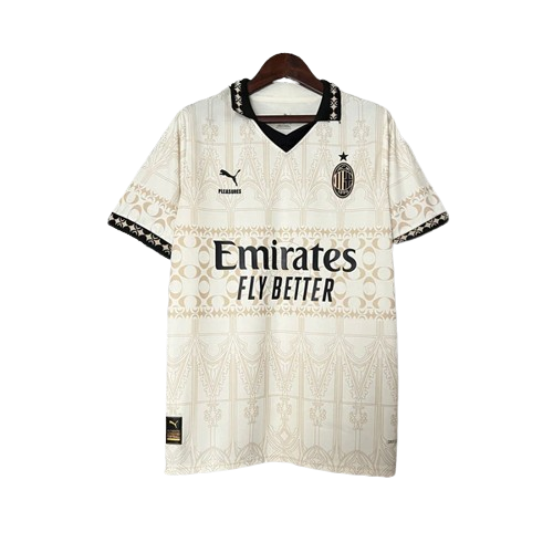 Camisa Ac Milan x Pleasures Torcedor 2024/25 Masculino Branco