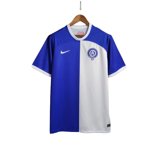 Camisa Atlético de Madrid Nike Torcedor 120 Anos - 23/24 Masculino Branco e Azul