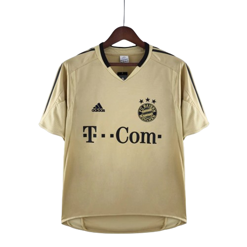 Camisa Retrô Bayern de Munique III Adidas 2004/05 Masculino Dourada