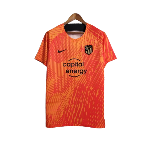 Camisa Atletico de Madrid Treino Nike Torcedor 22/23 Masculino Laranja