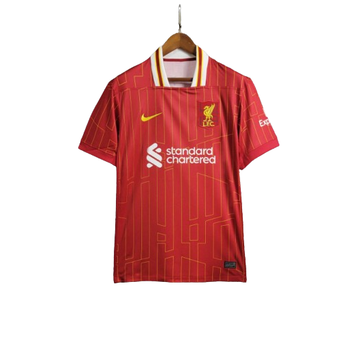 Camisa Liverpool I Home Nike Torcedor 2024/25 Masculino Vermelho