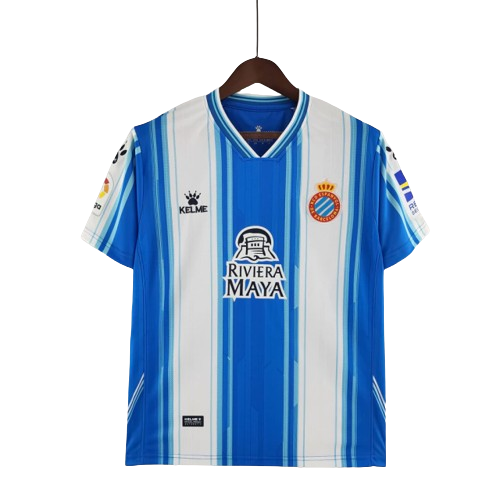 Camisa Espanyol II Kelme Torcedor 2022/23 Masculino Azul e Branco