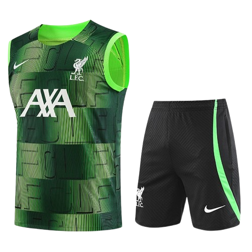 Conjunto Regata Liverpool Nike 2023/24 Verde