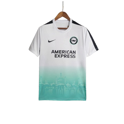 Camisa Brighton & Hove Albion 23/24 Torcedor- Branco e Verde