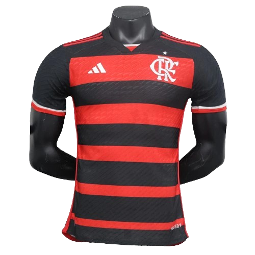 Camisa Flamengo I Home Adidas Jogador 2024/25 Masculino Vermelha e Preta