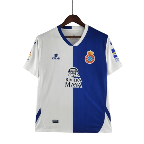 Camisa Espanyol III Kelme Torcedor 2022/23 Masculino Azul Escuro e Branco
