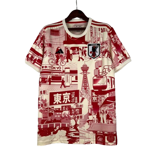 Camisa Japão Edição Especial Tokyo Adidas 2023/24 Torcedor Masculino Vermelho