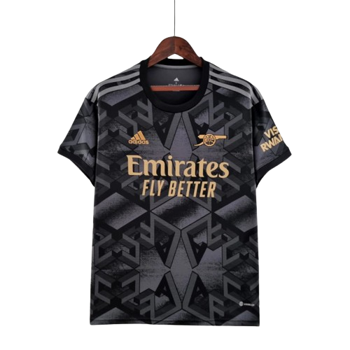 Camisa Arsenal II Away Adidas Torcedor 2022/23 Masculino Preto