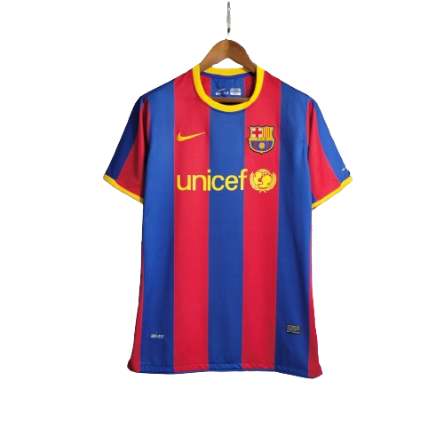 Camisa Barcelona Retrô I Home 2010/11 Torcedor Nike Masculino Vermelho e Azul