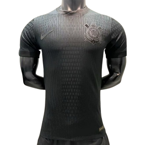 Camisa Corinthians Blackout Jogador 2024/25 Masculino Preta