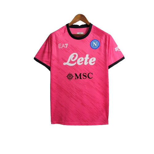 Camisa Napoli Goleiro EA7 2023/24 Torcedor Rosa