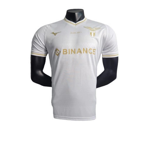 Camisa Lazio Mizuno Jogador 23/24 Masculino Branco