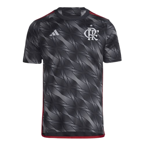 Camisa Flamengo III Third 2024/25 Adidas Torcedor Masculino Preto