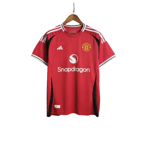 Camisa Manchester United I Home 2024/25 Torcedor Masculino Vermelho